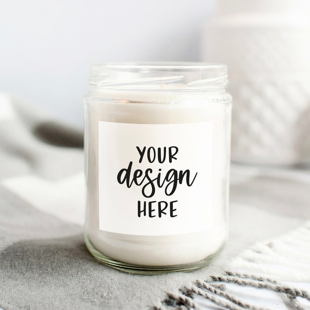 Personalised Candle Label - 30 pegatinas personalizadas para tarros de