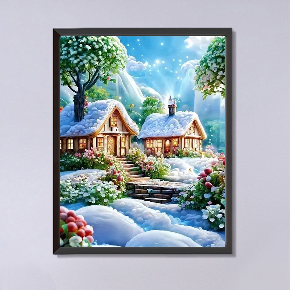 Momoart-pintura de diamantes,  - Photo Mosaic Print reseña y precio