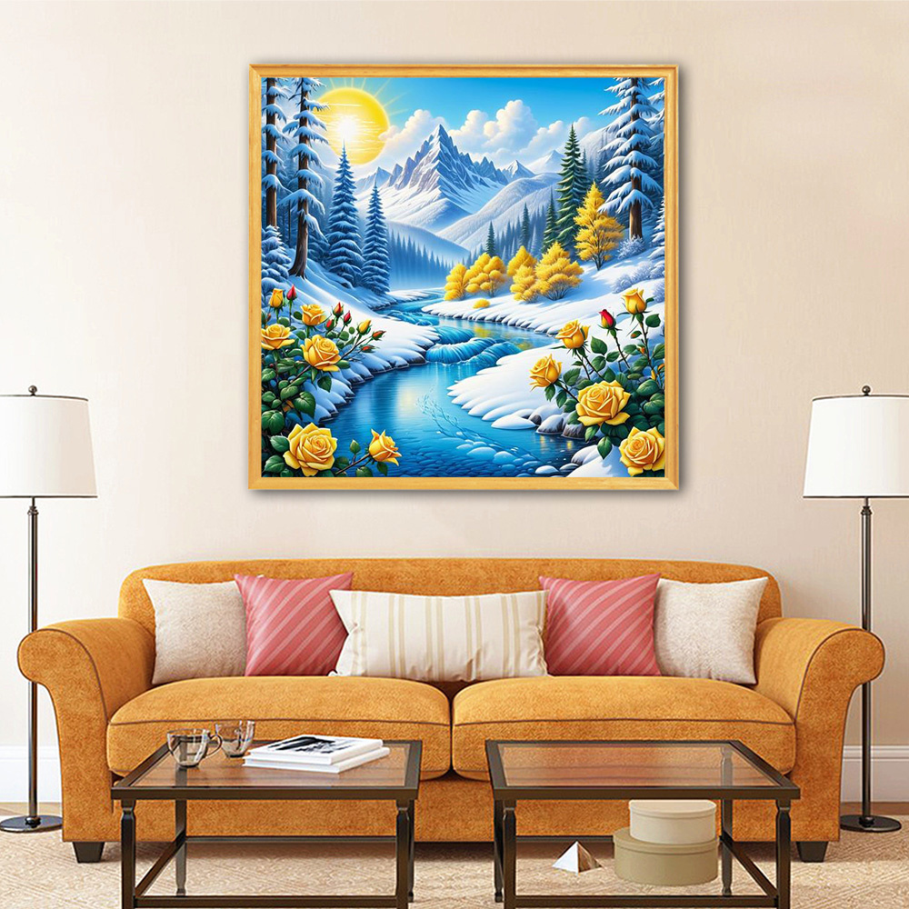 Evershine-pintura de paisaje d - Photo Mosaic Print reseña y precio