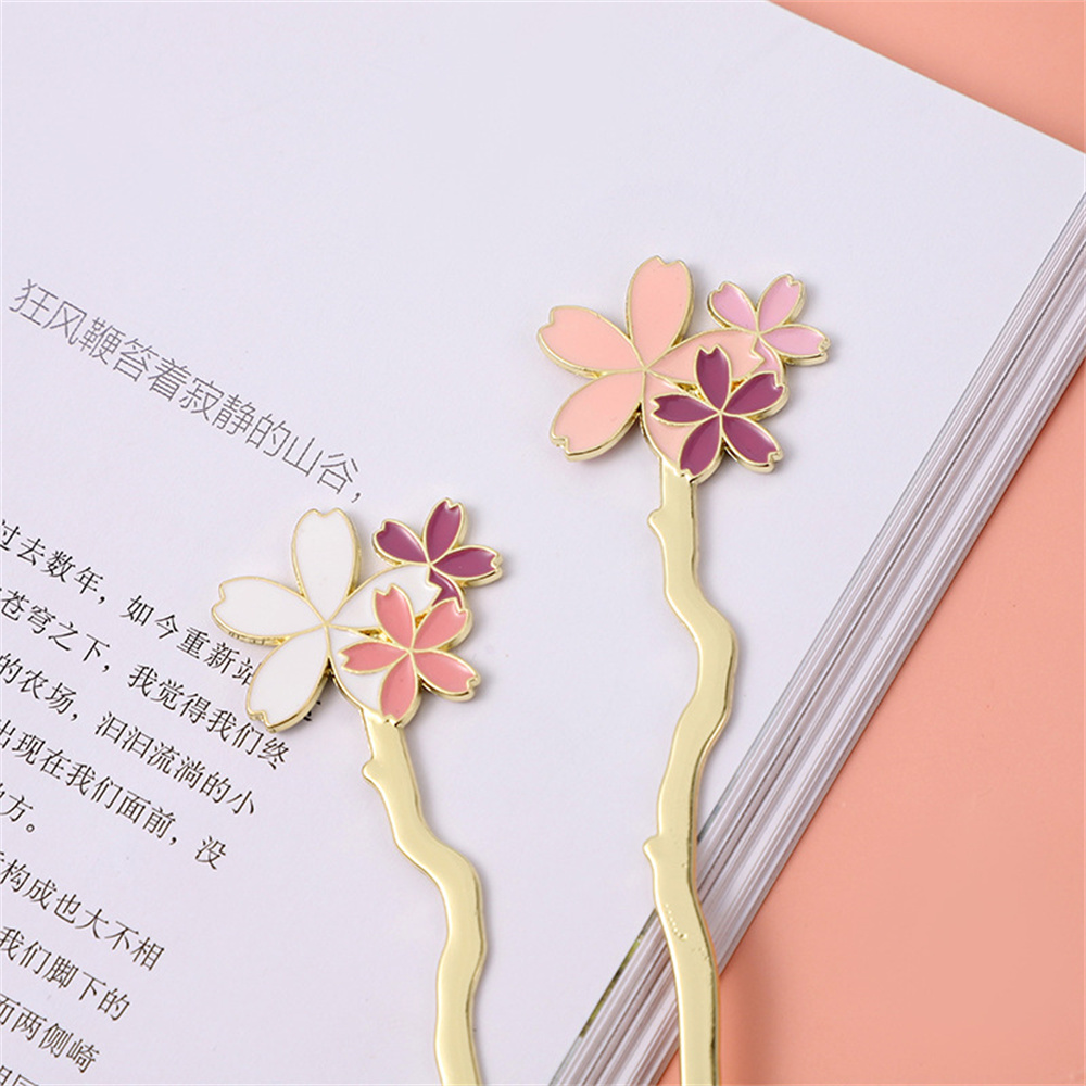 Marcapáginas de Metal Sakura,  - Dried Flower Bookmark reseña y precio