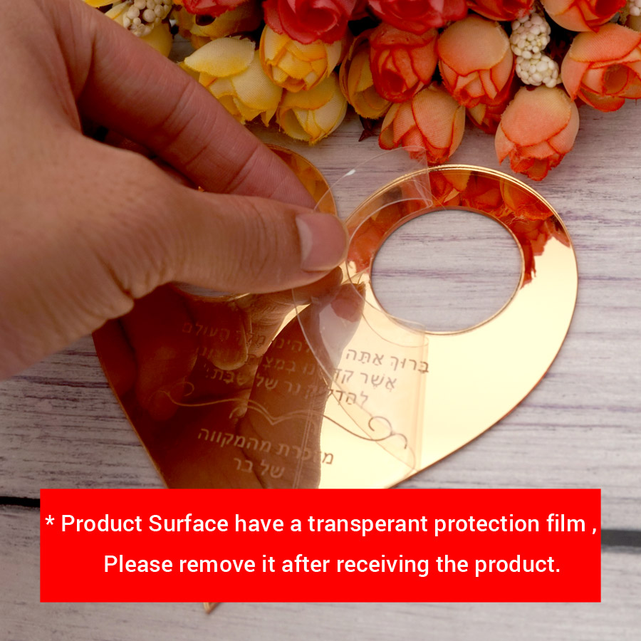Espejo acrílico, etiquetas de  - Personalised Candle Label reseña y precio