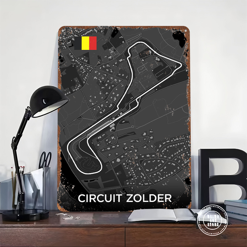 Mapa de circuito de carreras,  - Custom Map Poster reseña y precio