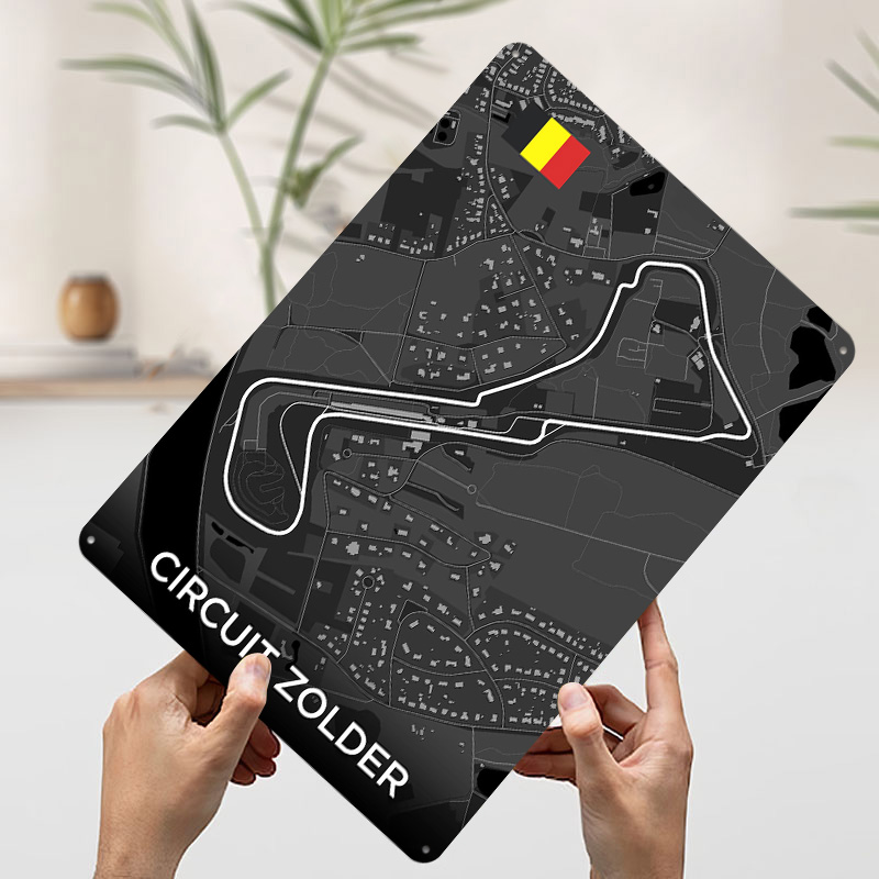 Mapa de circuito de carreras,  - Custom Map Poster reseña y precio