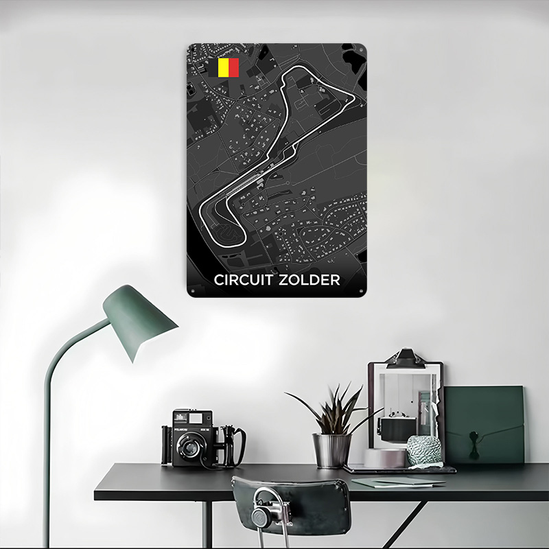 Mapa de circuito de carreras,  - Custom Map Poster reseña y precio